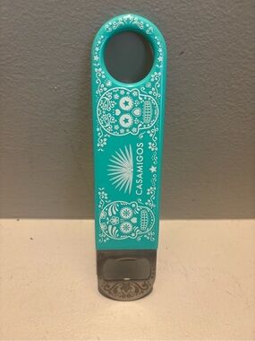 Casamigos Turquoise Sugar Skull Bottle Opener Mexico Mancave bar entertain drink